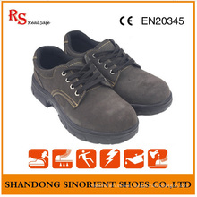 Suede Leather Protective Work Shoes Security Rubber Sole Labor Shoes